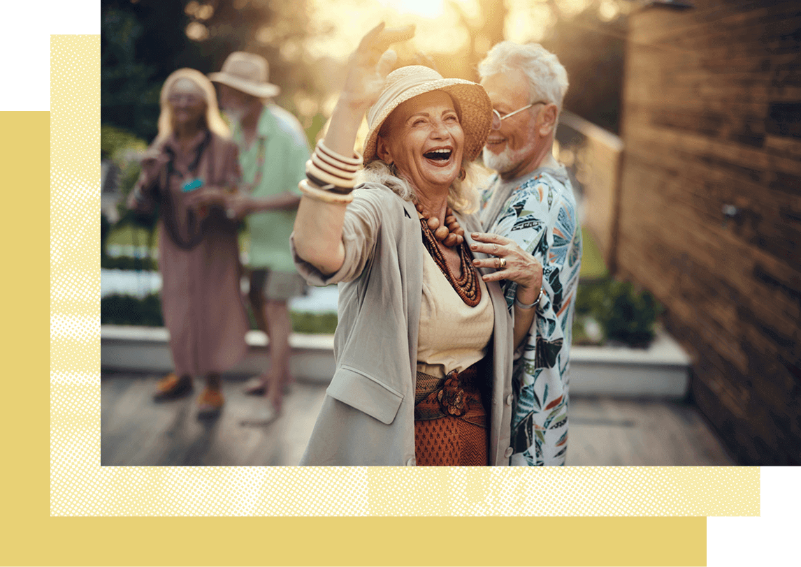 Happy couple enjoying time together